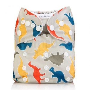 couche lavable motif dinosors